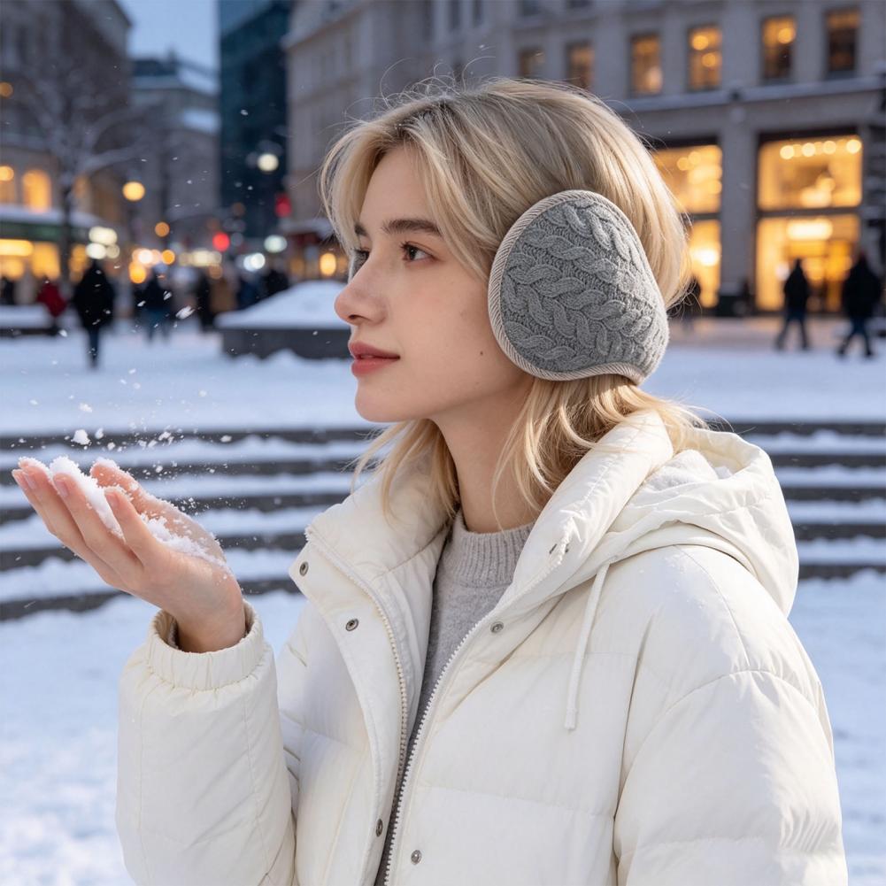 Fleece Ear Warmer Band - Para Uomini e Donne, Paraorecchie Invernali