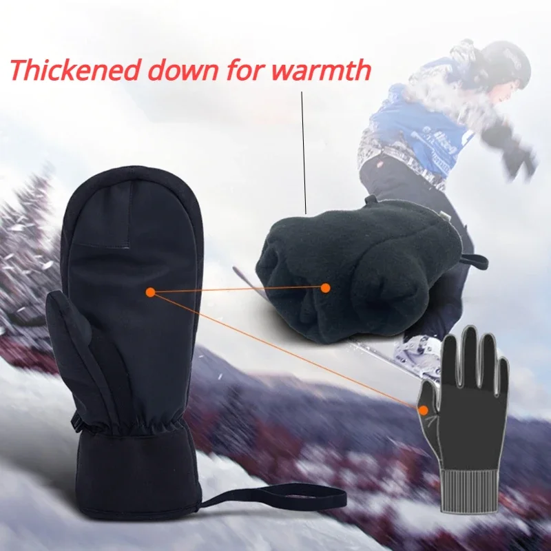 Touch Screen Gloves - Guanti da Sci Invernali Impermeabili con