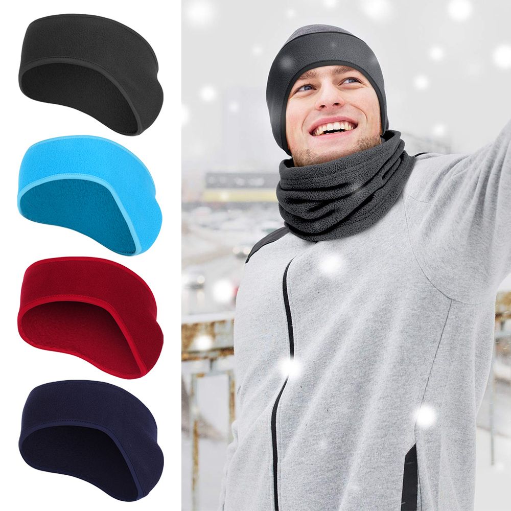 Fleece Ear Warmer Band - 1 Pezzo Fascia per Capelli in