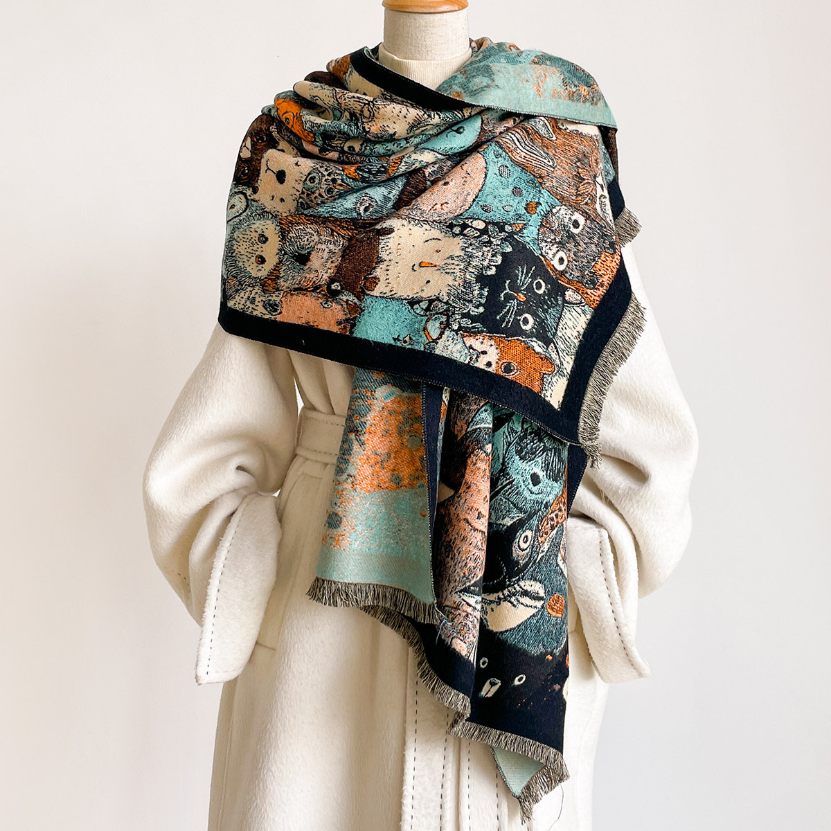 Sciarpa da Donna in Finta Cash - Cashmere Pashmina Wrap recensione e prezzo
