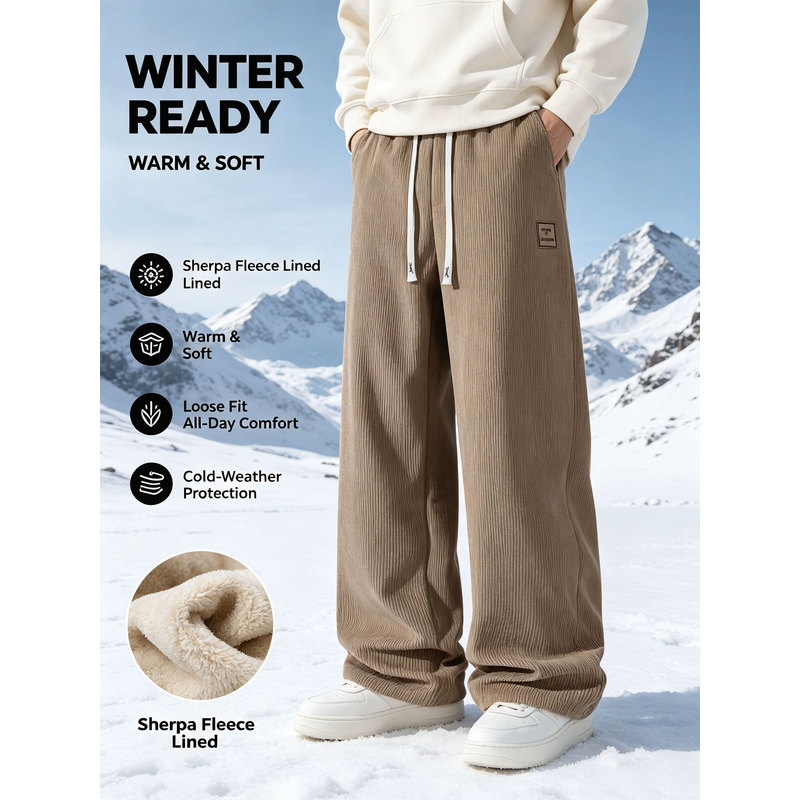 Pantaloni Sportivi Invernali d - Corduroy Pant Warm recensione e prezzo