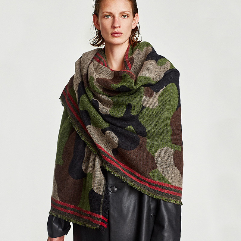 Camouflage Leopard Print Echar - Cashmere Pashmina Wrap recensione e prezzo